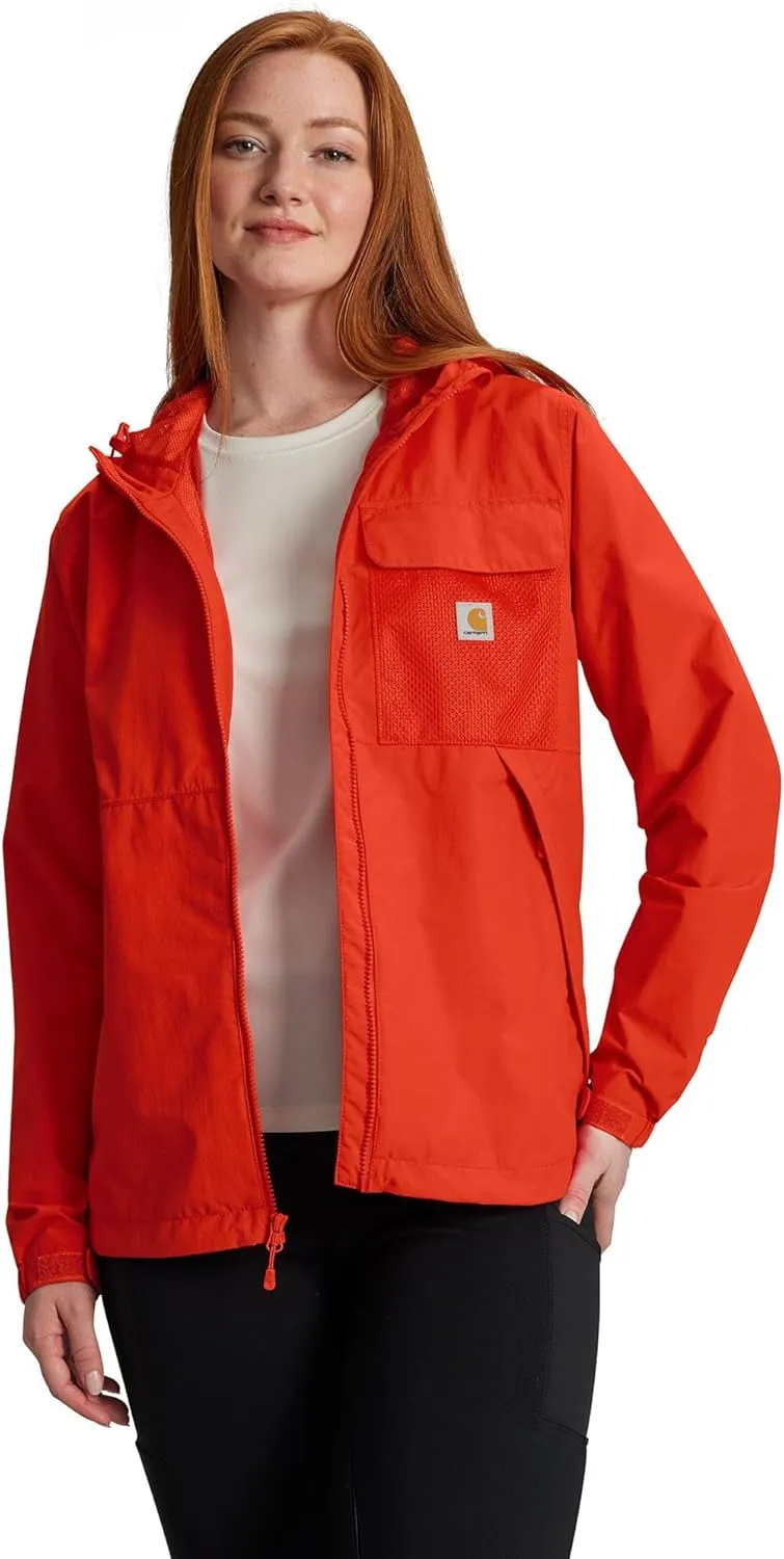 Carhartt Women's Storm Defender Loose Fit Lightweight Hooded Packable Jacket