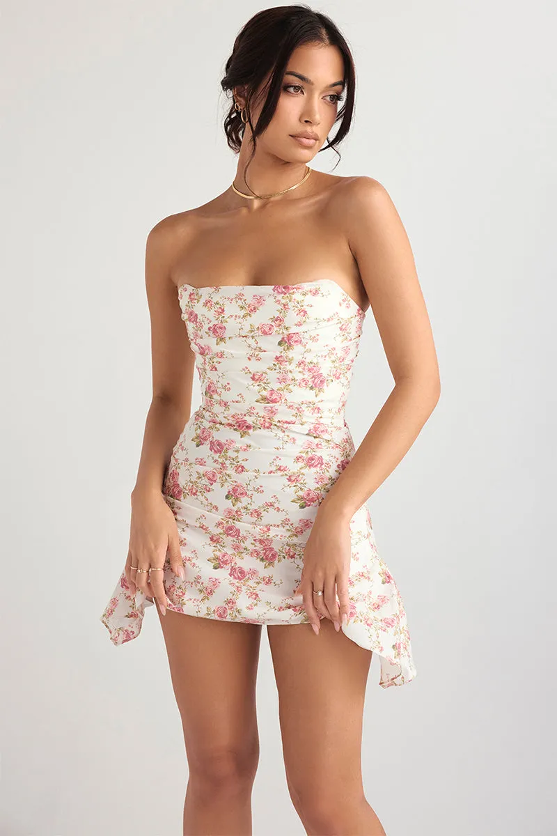 Cocktail Romance Graceful Strapless Mini Dress