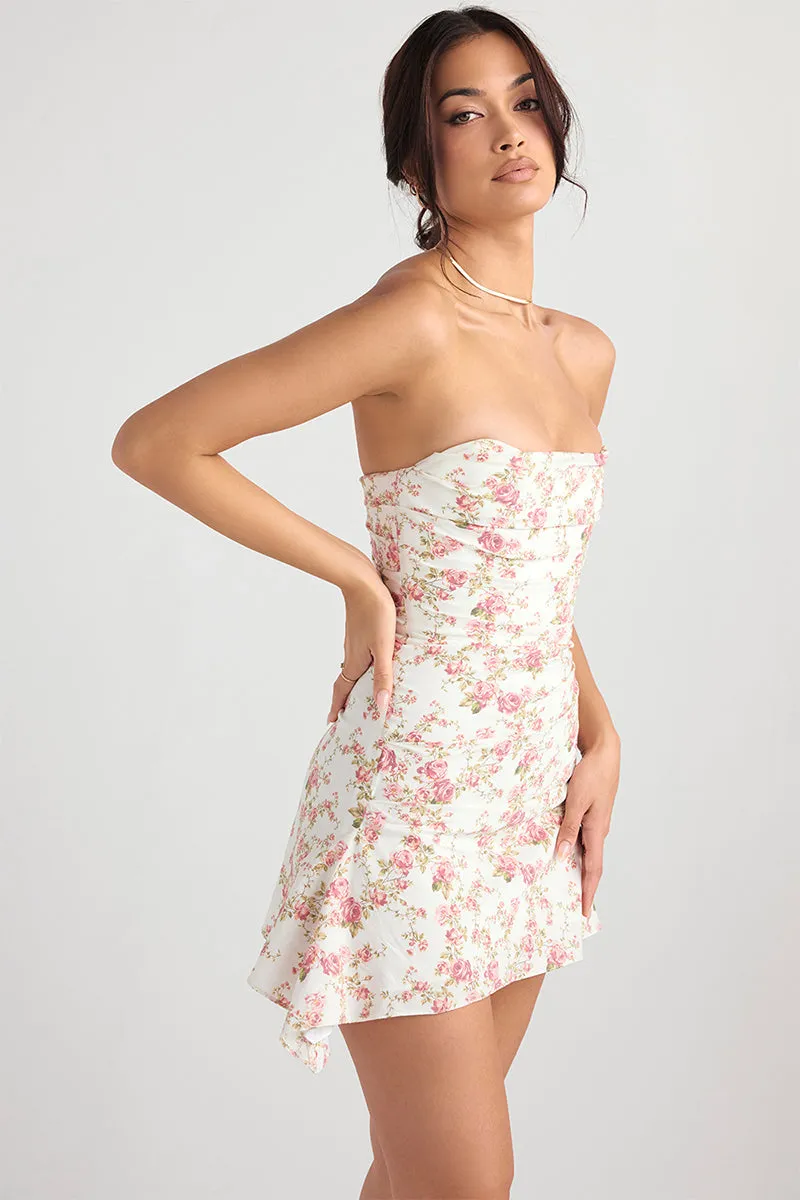 Cocktail Romance Graceful Strapless Mini Dress