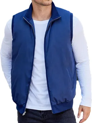 COOFANDY Men's Casual Outerwear Vests Padded Sleeveless Jacket Winter Outdoor Warm with Pockets