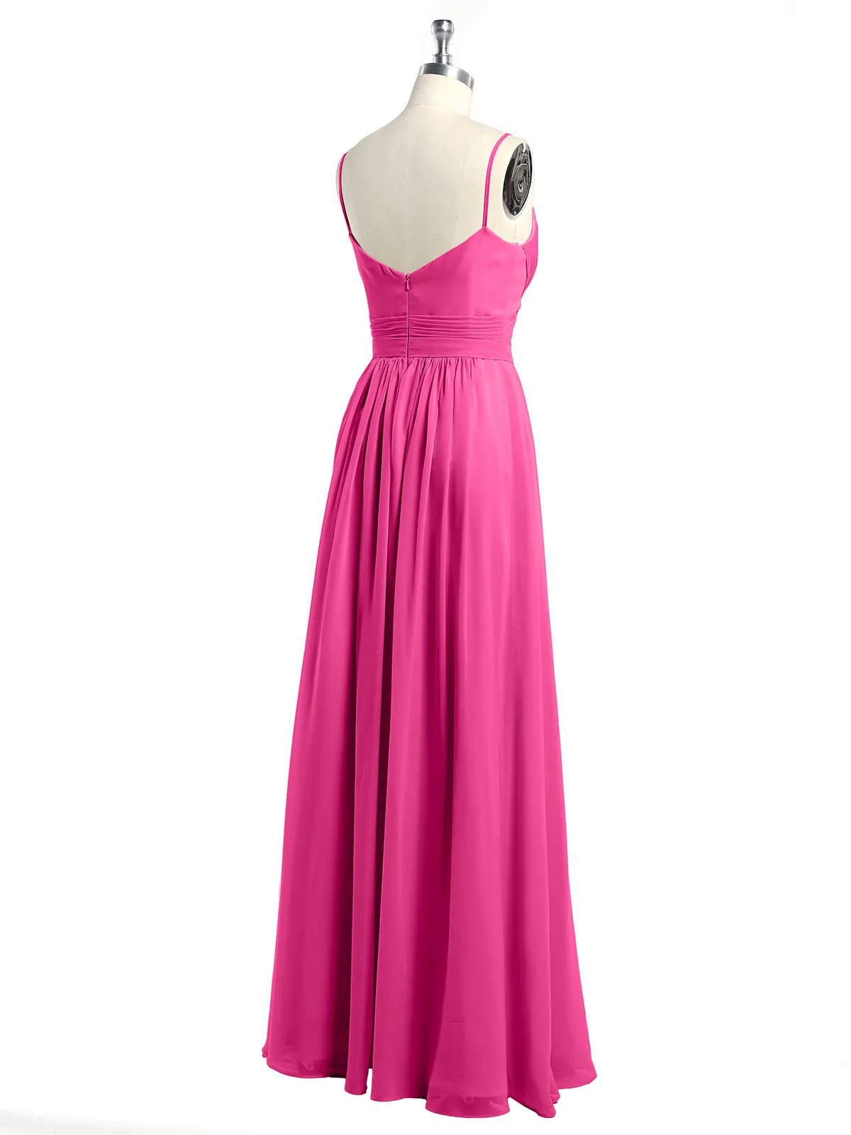 Cross Pleated Bodice Spaghetti Strap Dresses Azalea Plus Size