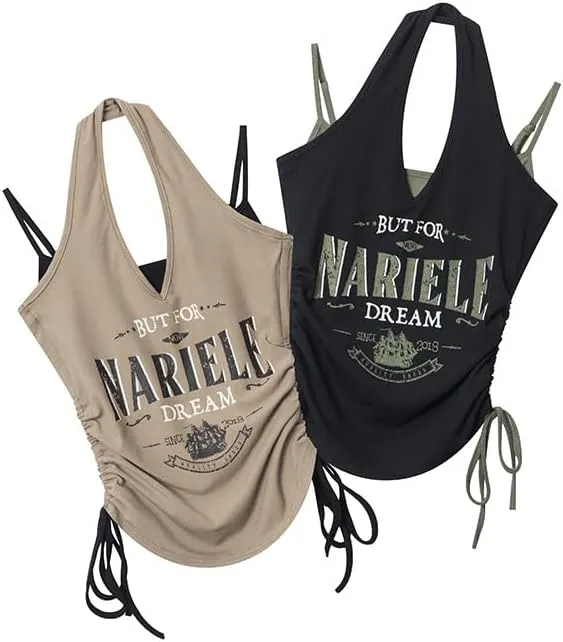 Cute Cami for Women Girls, Kawaii Y2K Sleeveless Crop Tops Women Fashion Emo Grunge Going Out Tops Coquette Camisole