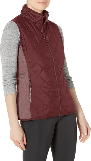 Cutter & Buck Women's Water-Wind Resistant Sandpoint Quilted Vest with Pockets