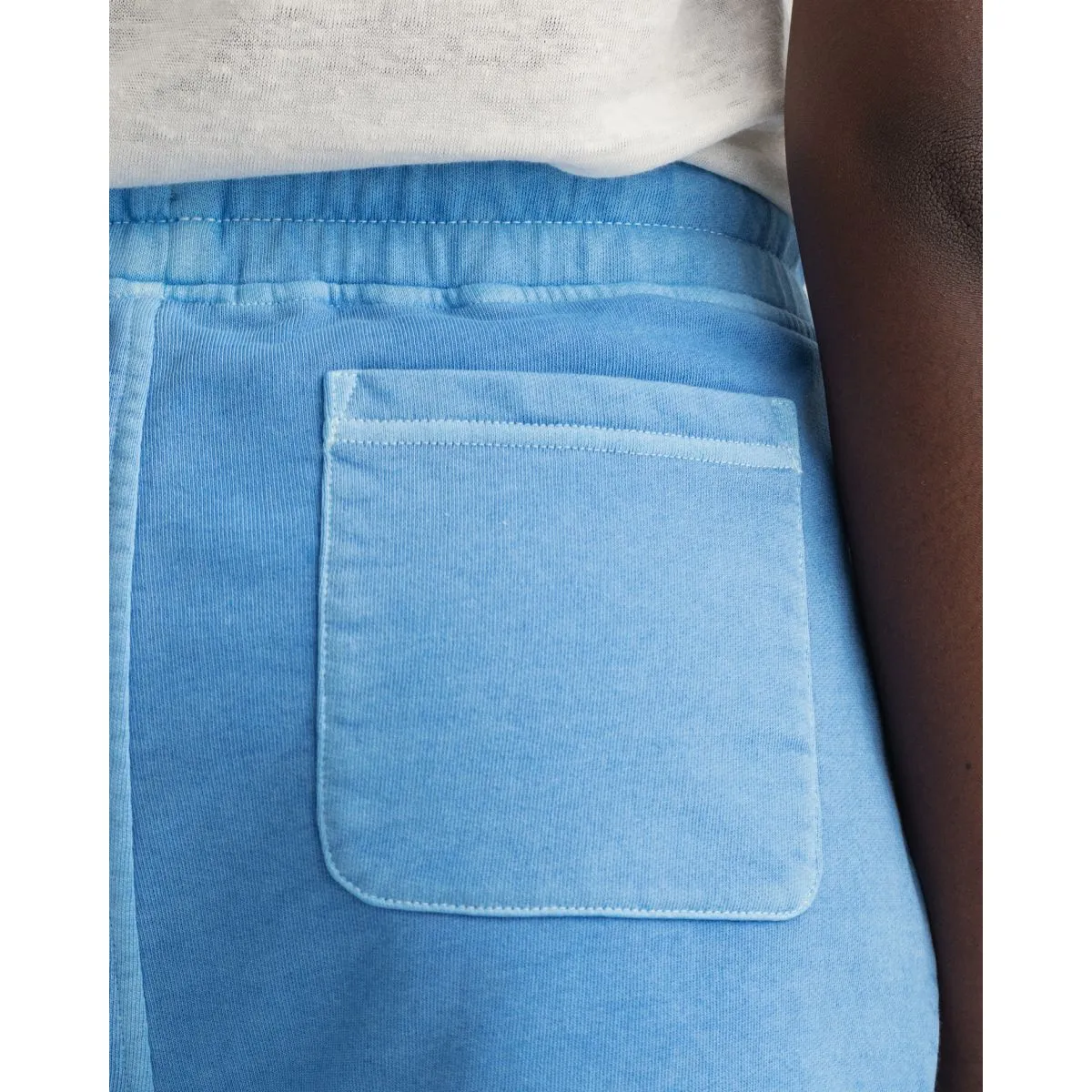 D1. Relaxed Sunfaded Shorts - Silver Lake Blue