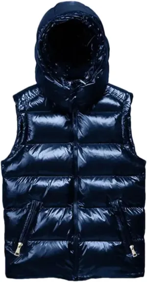 Detachable Autumn Winter Women Short Vest Hooded Vest Jacket Cotton Padded Women Waterproof Warm Waistcoat