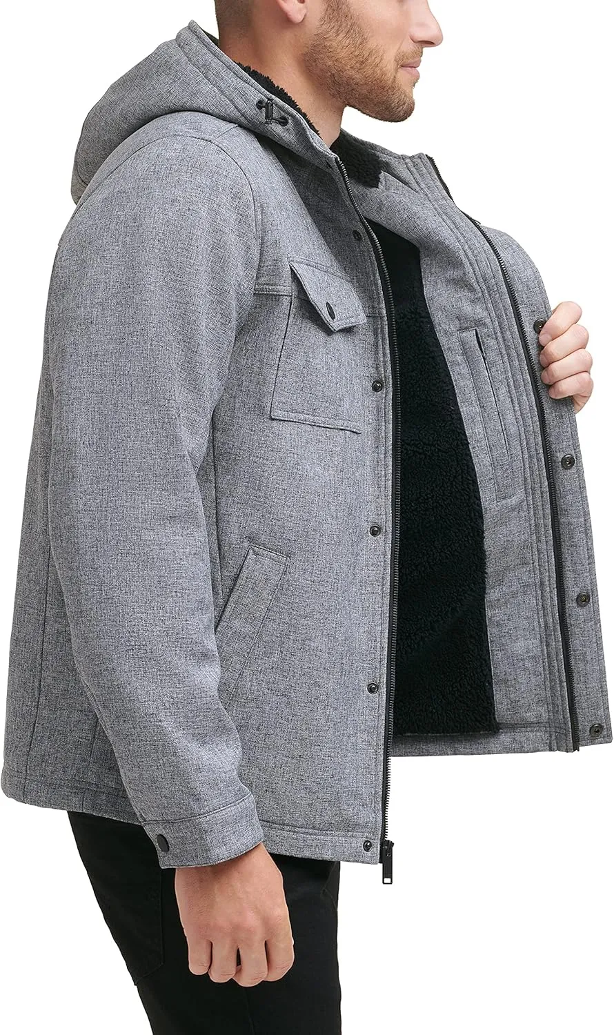 Dockers Men's Arctic Cloth Sherpa Storm Jacket