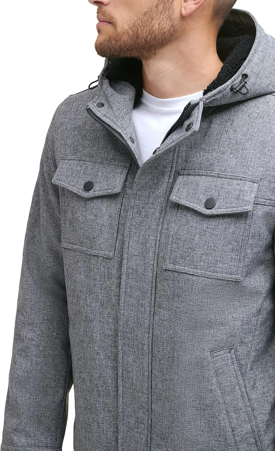 Dockers Men's Arctic Cloth Sherpa Storm Jacket