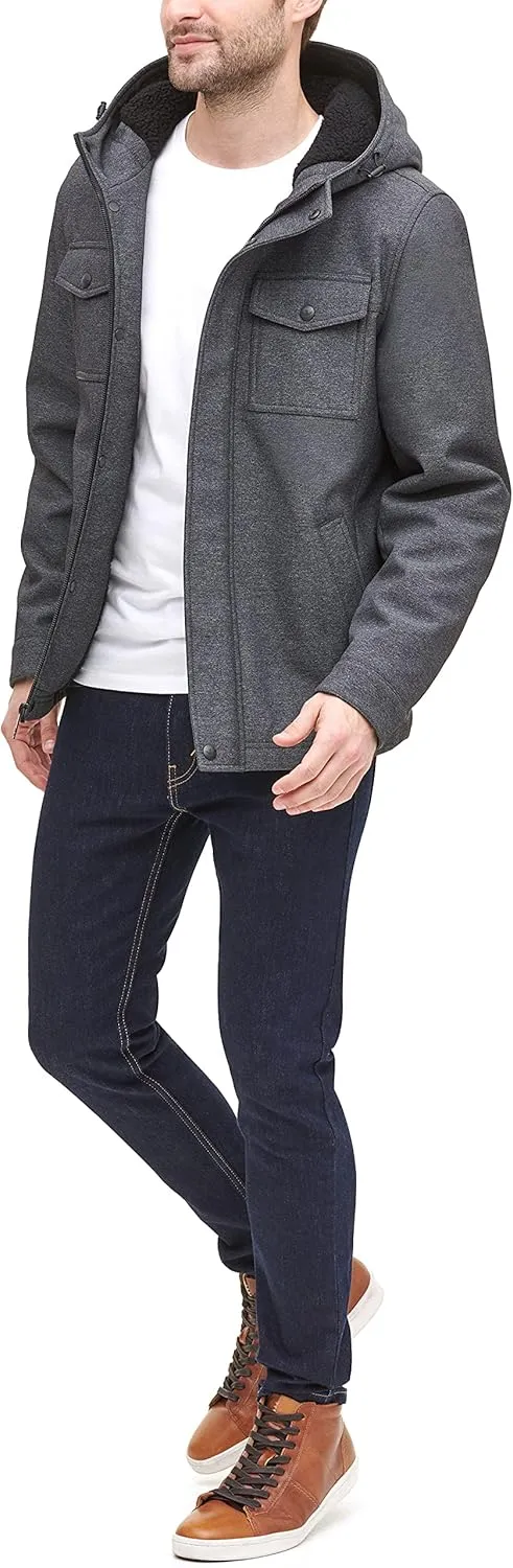Dockers Men's Arctic Cloth Sherpa Storm Jacket