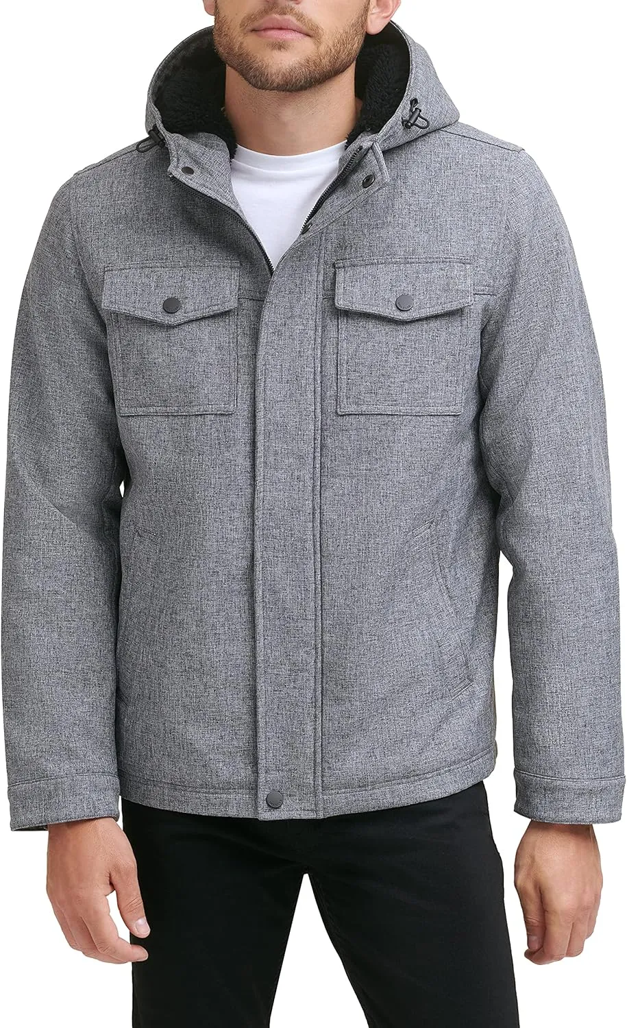 Dockers Men's Arctic Cloth Sherpa Storm Jacket