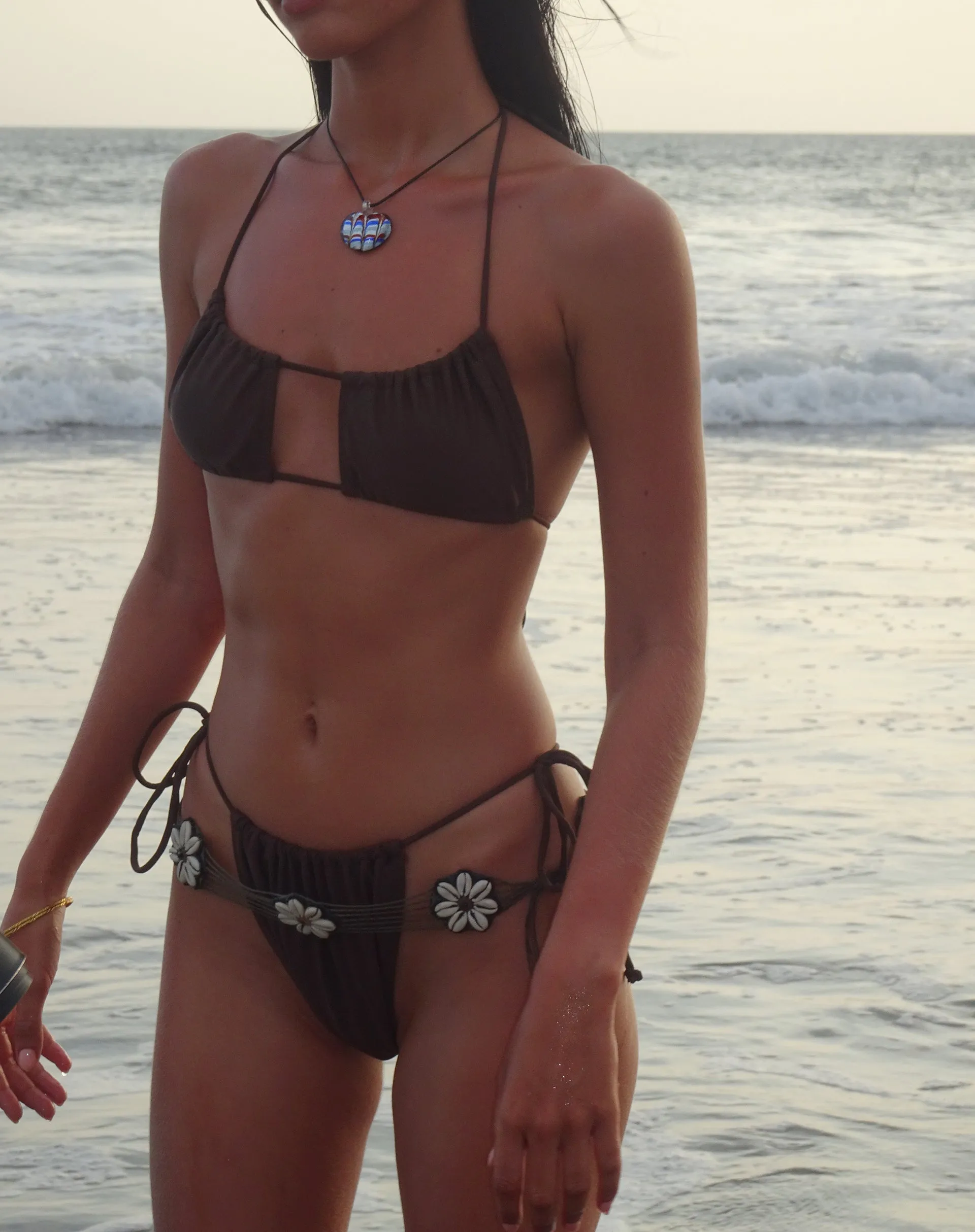 Dolan Bikini Top in Coconut Brown