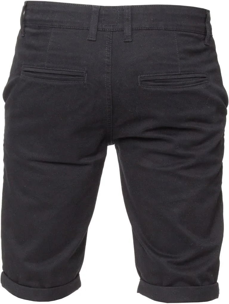 ENZO Mens Slim Fit Stretch Cotton Chino Summer Shorts 28-48