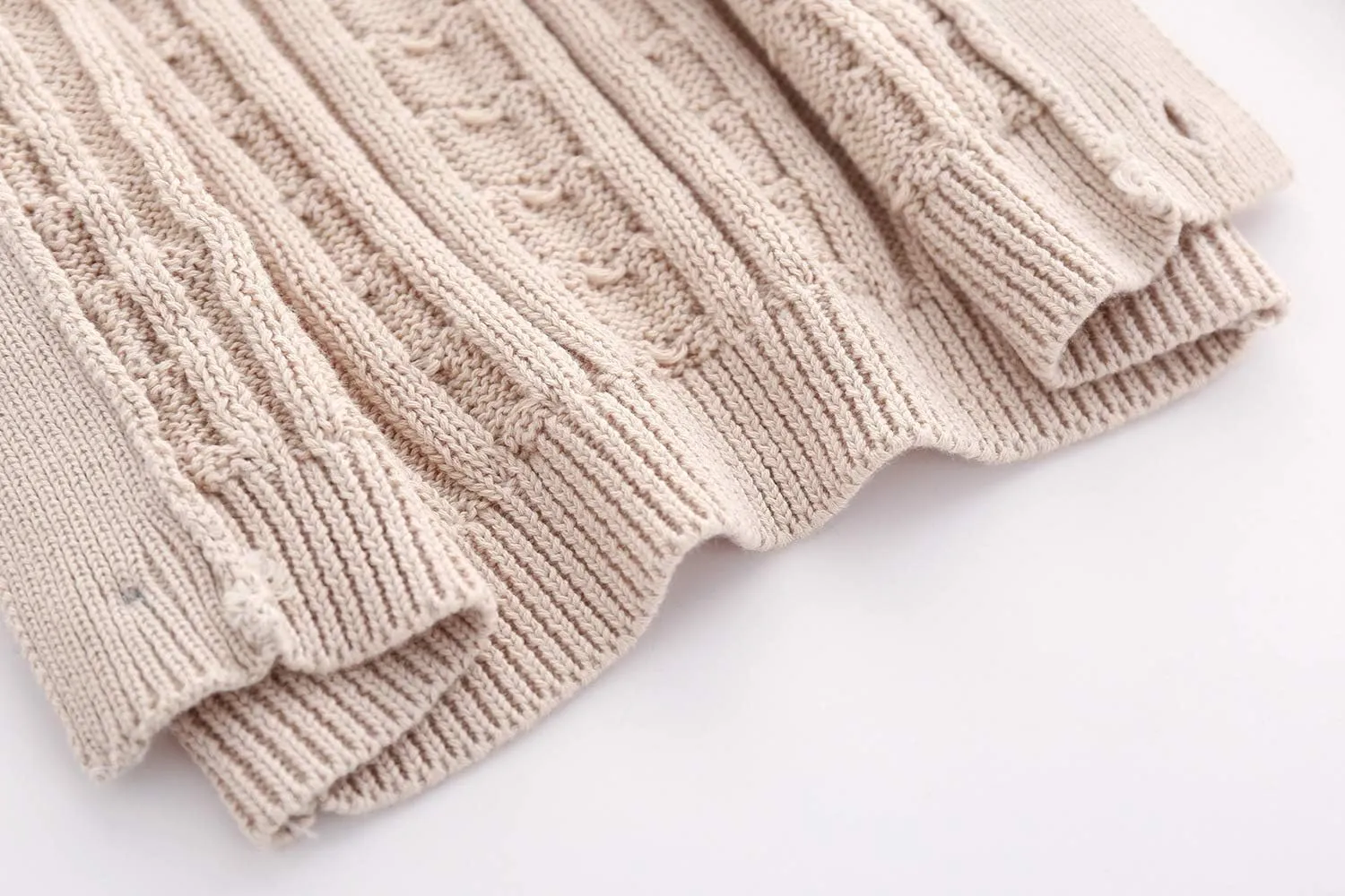 Feidoog Infant Baby Boys Cardigan Crochet Sweater V-NeckToddler Knit Button up Knitted Pattern Pullover Sweatshirt
