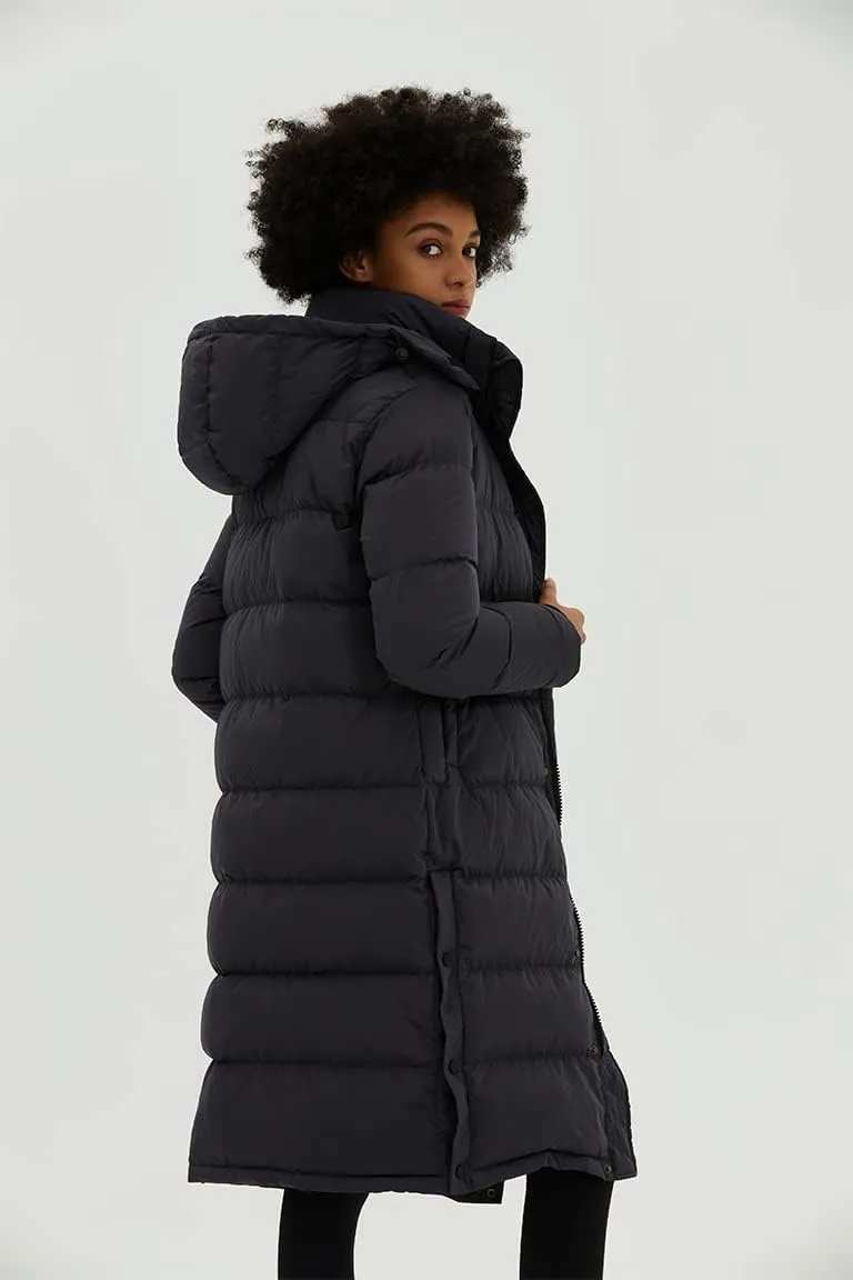 Fitouch Sylvia Women's Long Down Puffer Coat Jacket | Light Feel | 700  Fill Power