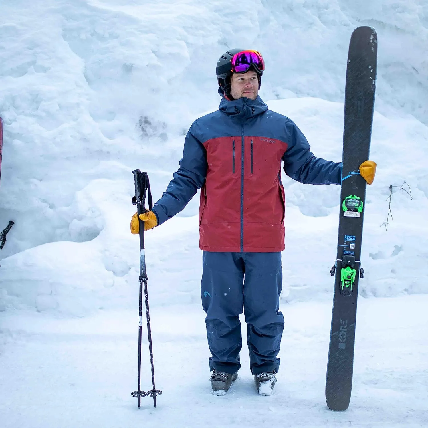 Flylow Men's Roswell Jacket - Insulated Waterproof Ski & Snowboard Coat