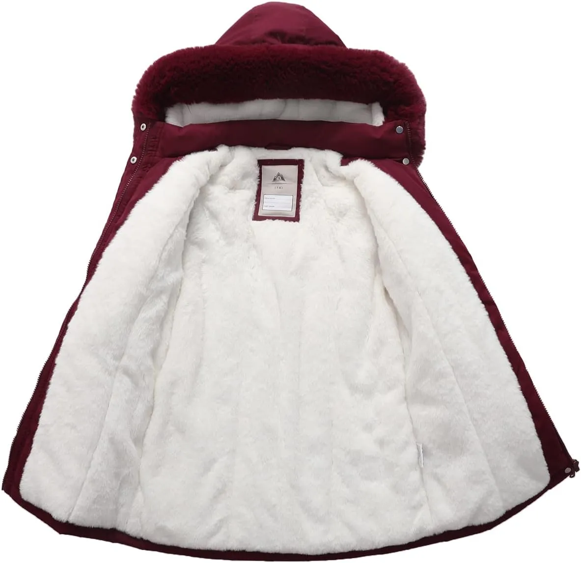 Girl's Long Coat Waterproof Winter Kids Outerwear Warm Parka Puffer Jacket with Hood