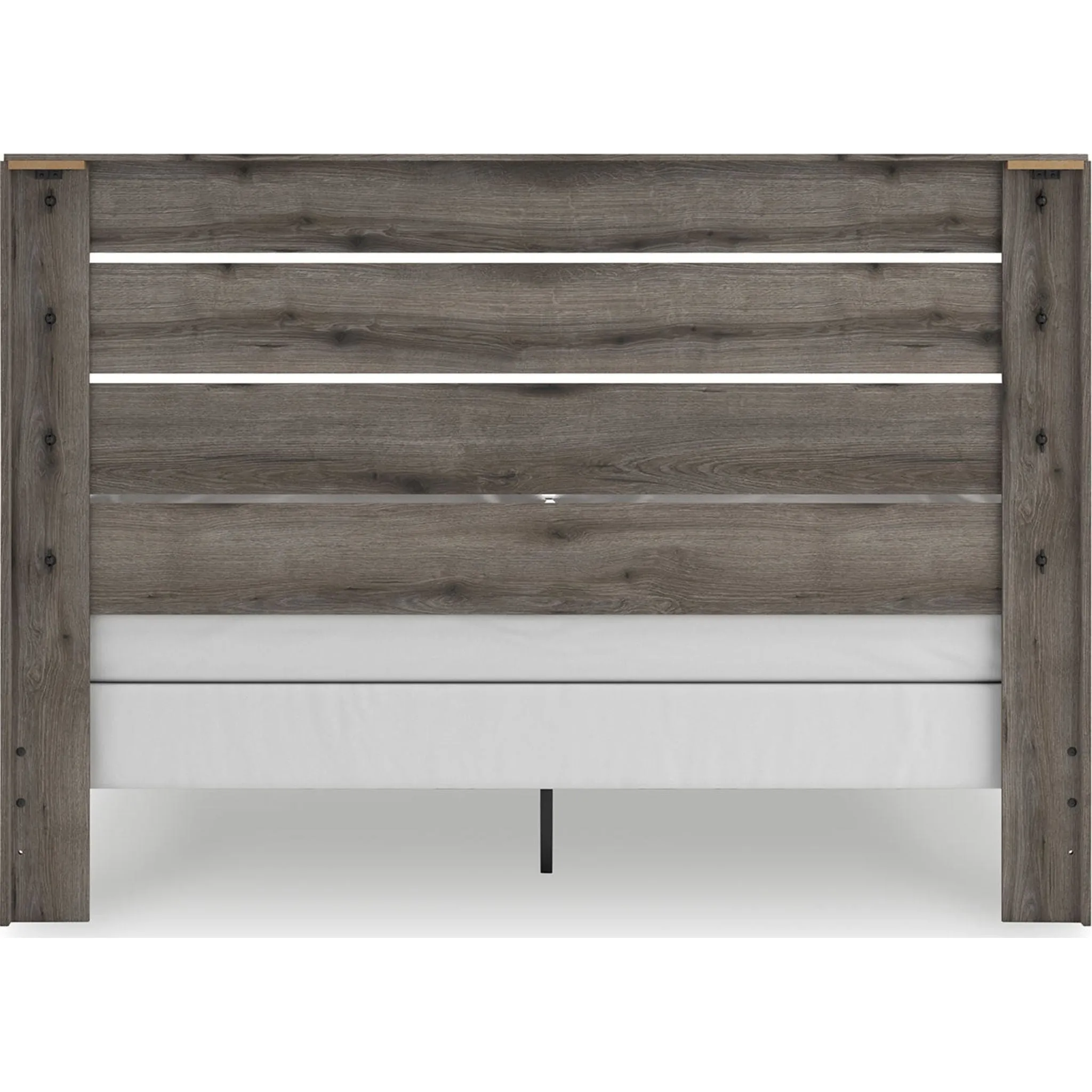 Graystorm King Panel Bed - Brown Gray