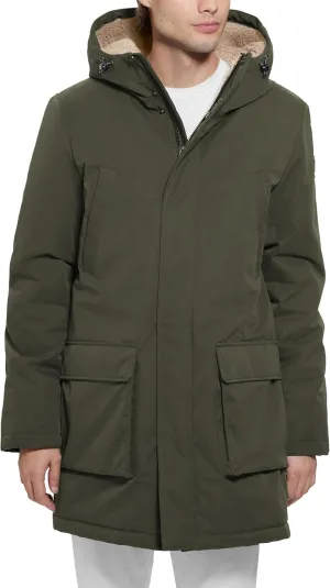 GUESS Men's Lawrence Three Quarter Jacket