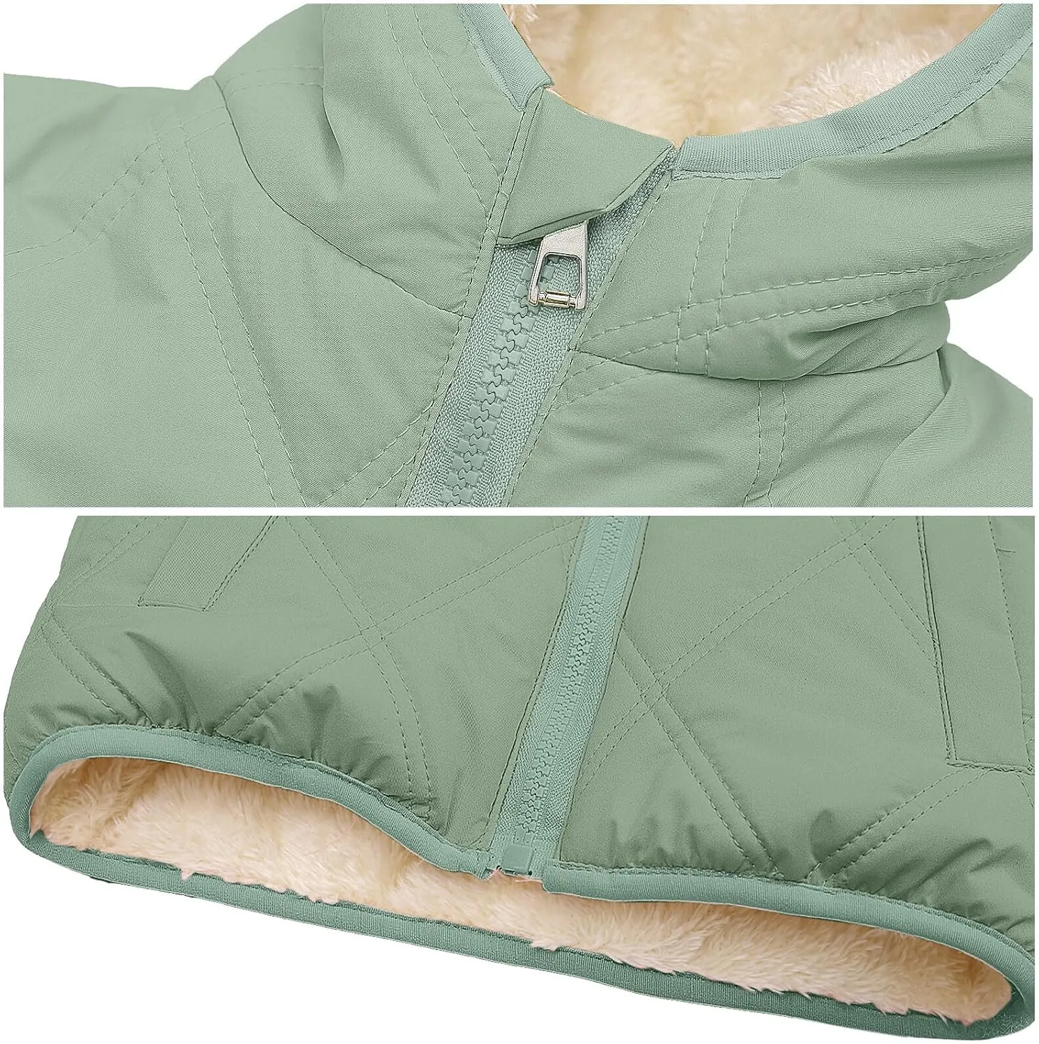 Happy Cherry Boys Girls Puff Jacket Hoodie Coat Windproof Winter Outerwear Lightweight Down Jacket