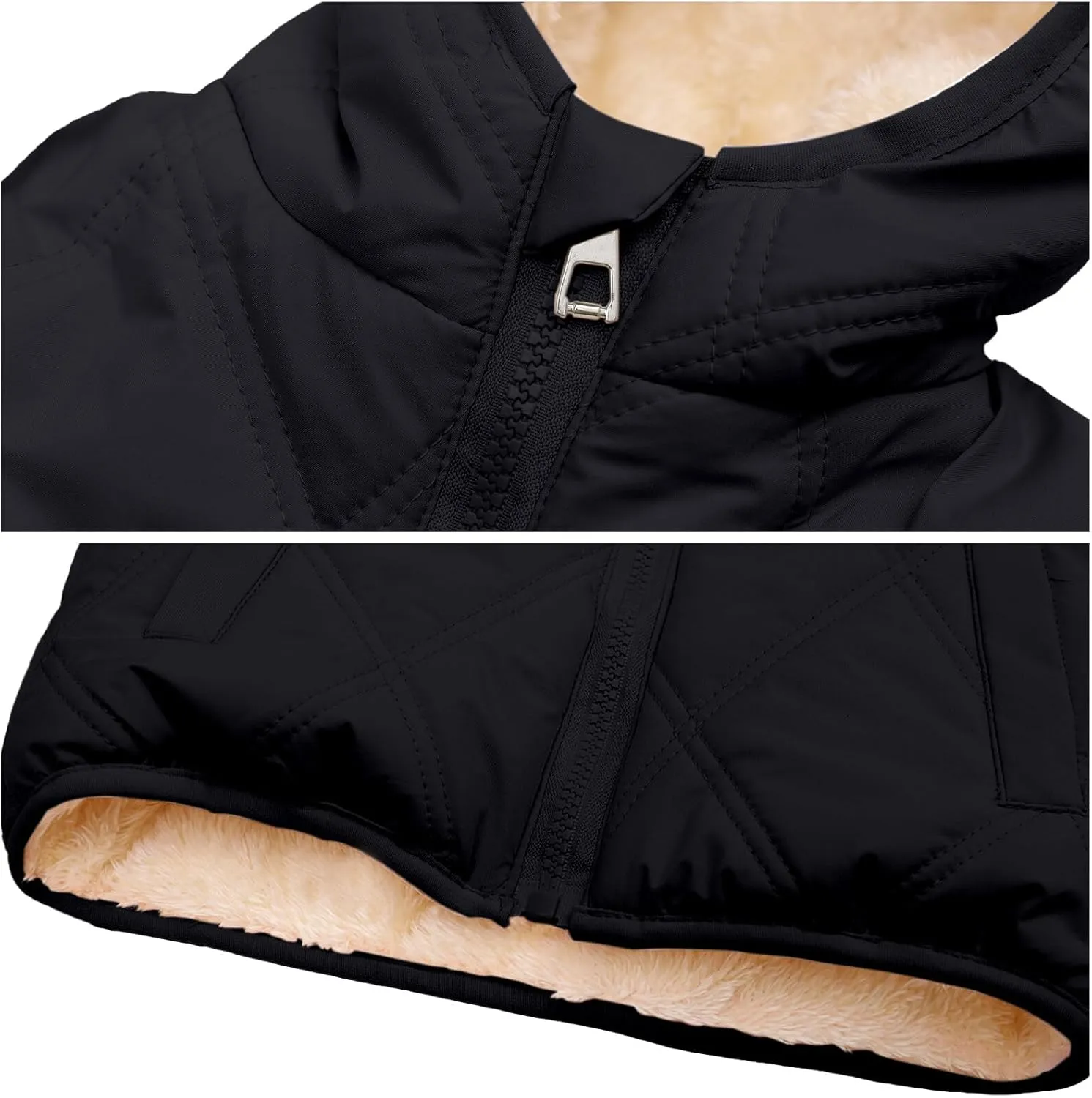 Happy Cherry Boys Girls Puff Jacket Hoodie Coat Windproof Winter Outerwear Lightweight Down Jacket