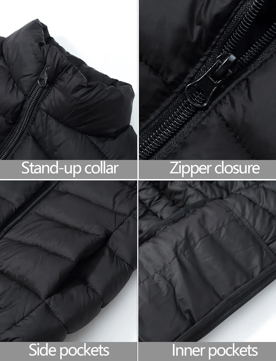 Happy Cherry Kids Boys Girls Down Vest Sleeveless Puffer Coat Lightweight Warm Quilted Gilet Winter Snow Waistcoat Outerwear
