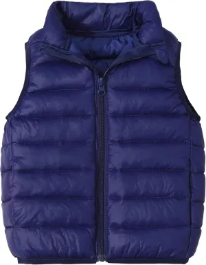 Happy Cherry Kids Boys Girls Down Vest Sleeveless Puffer Coat Lightweight Warm Quilted Gilet Winter Snow Waistcoat Outerwear