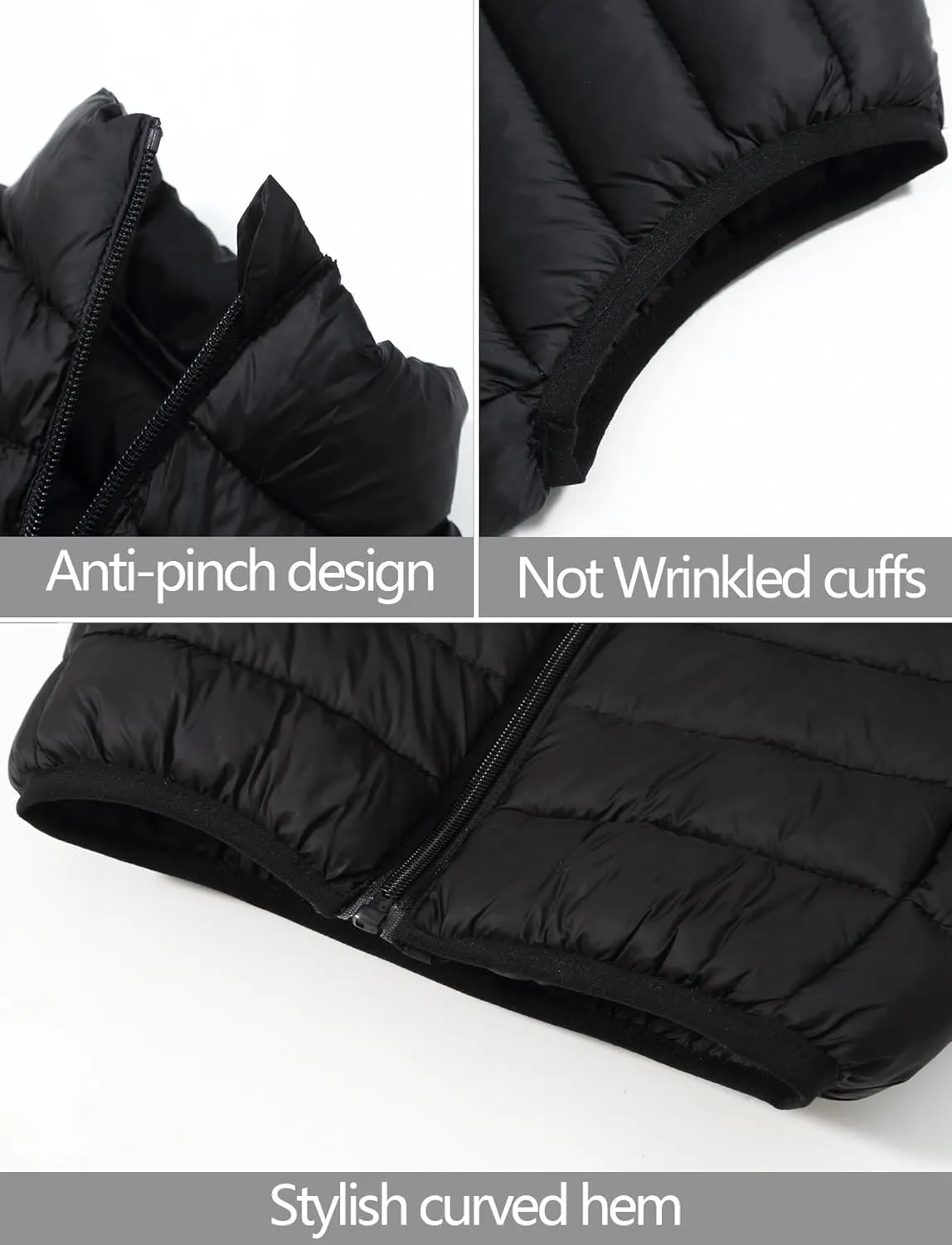 Happy Cherry Kids Boys Girls Down Vest Sleeveless Puffer Coat Lightweight Warm Quilted Gilet Winter Snow Waistcoat Outerwear