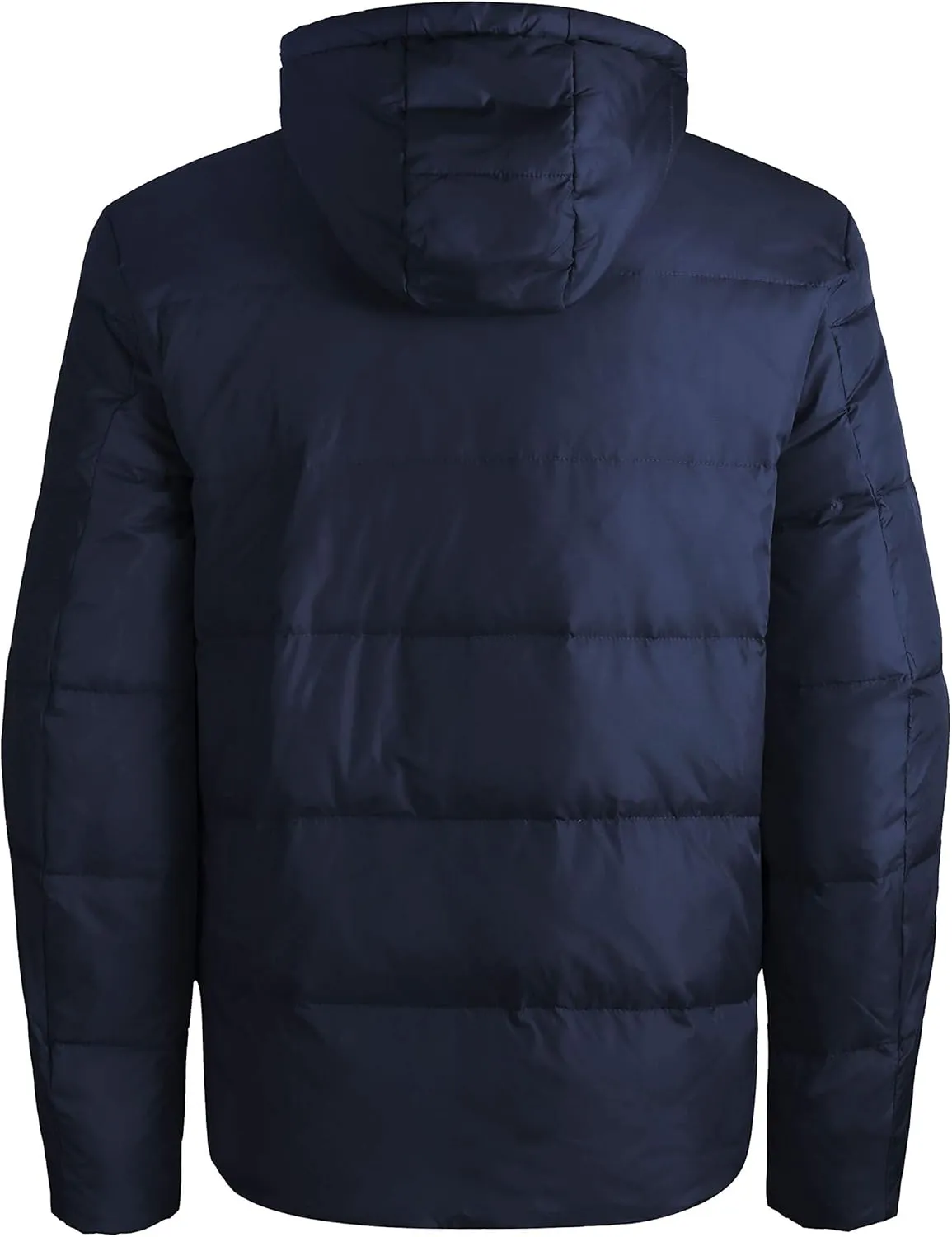 Hat and Beyond Mens Warmth-Retaining Waterproof Down Coat Hood Zipper Pocket