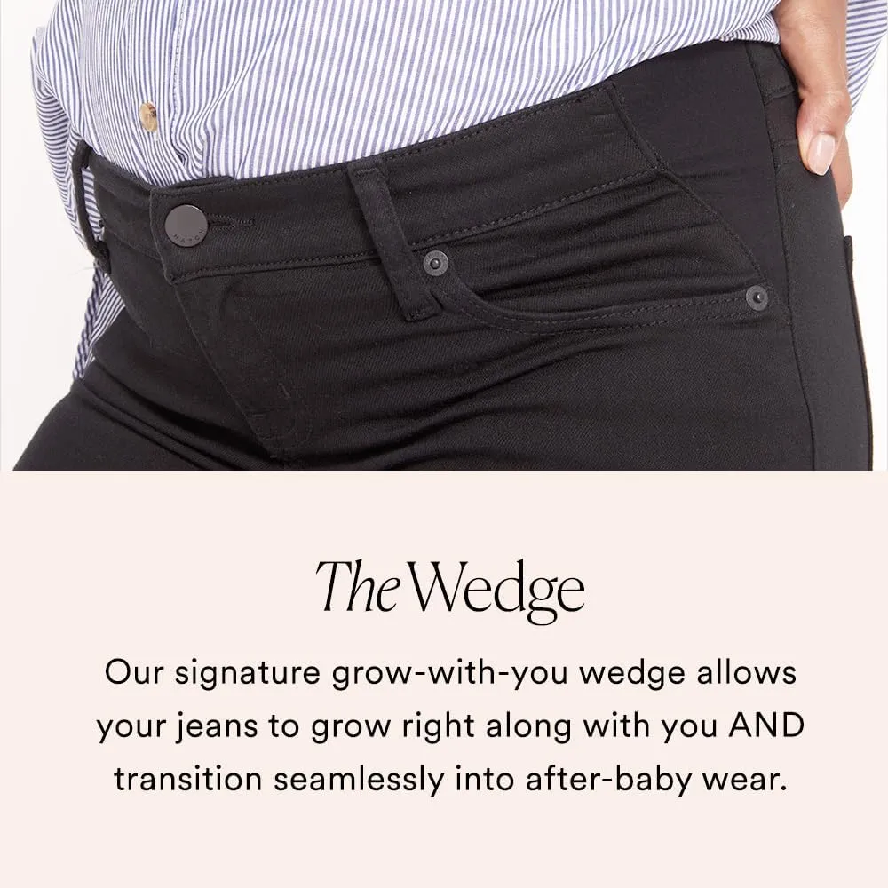 HATCH Slim Maternity Jeans - Under The Belly Pregnancy Jeans That Grow with You - Recycled Stretch Cotton Denim