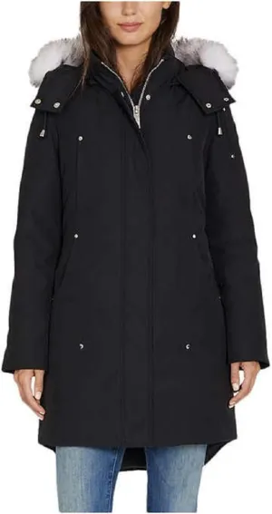 HFX Ladies' Heavy Down Parka (Black, X-Large)