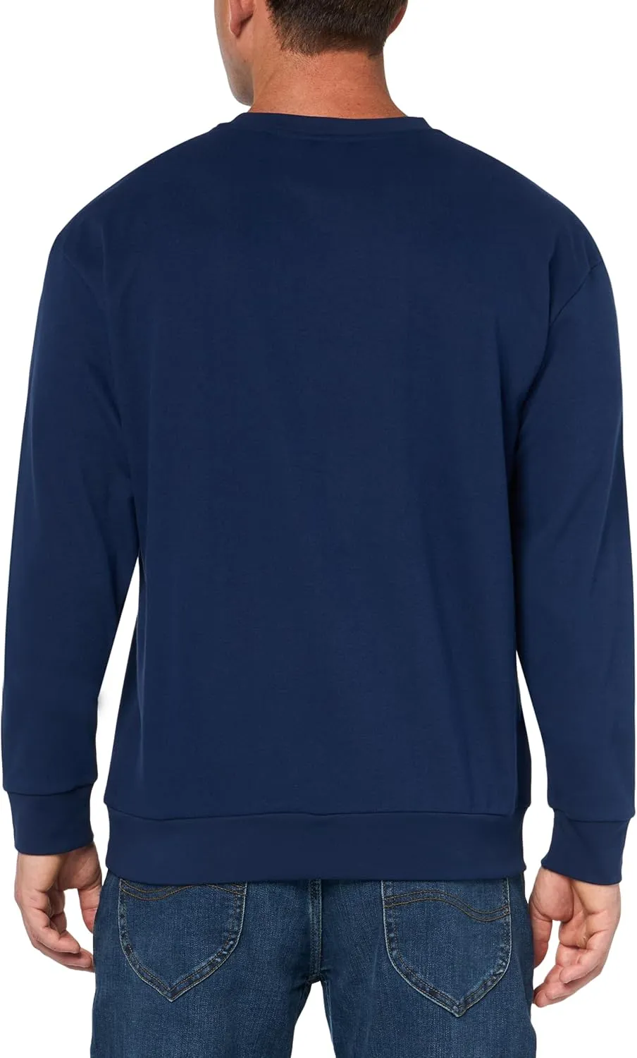 HUGO Men's Silver Logo Stretch Cotton Sweatshirt
