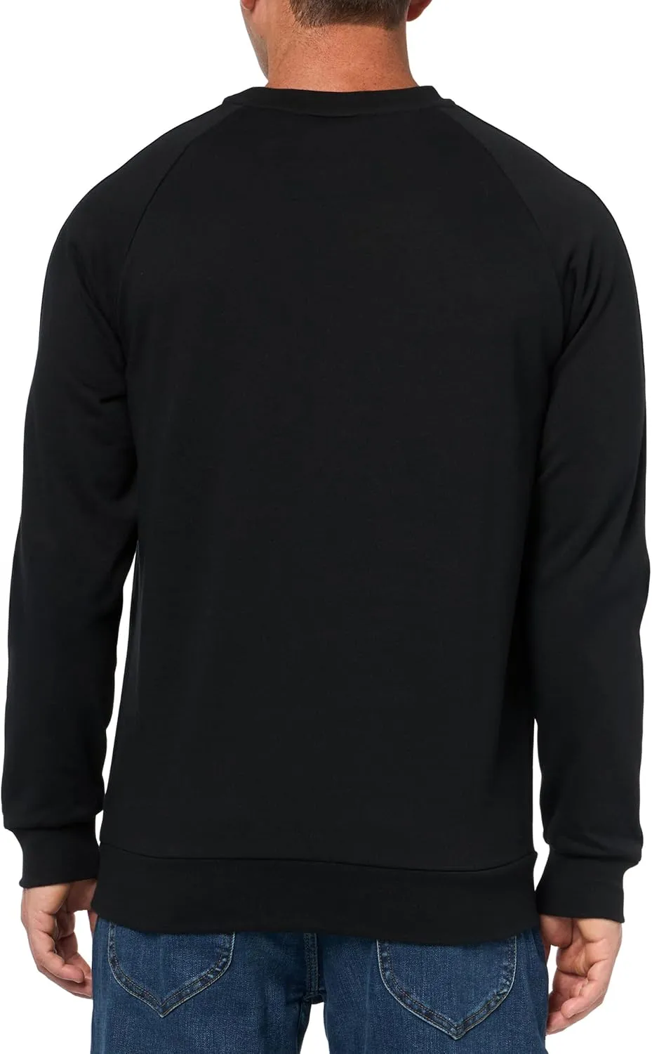 HUGO Men's Stretch Cotton Logo Tape Sweatshirt