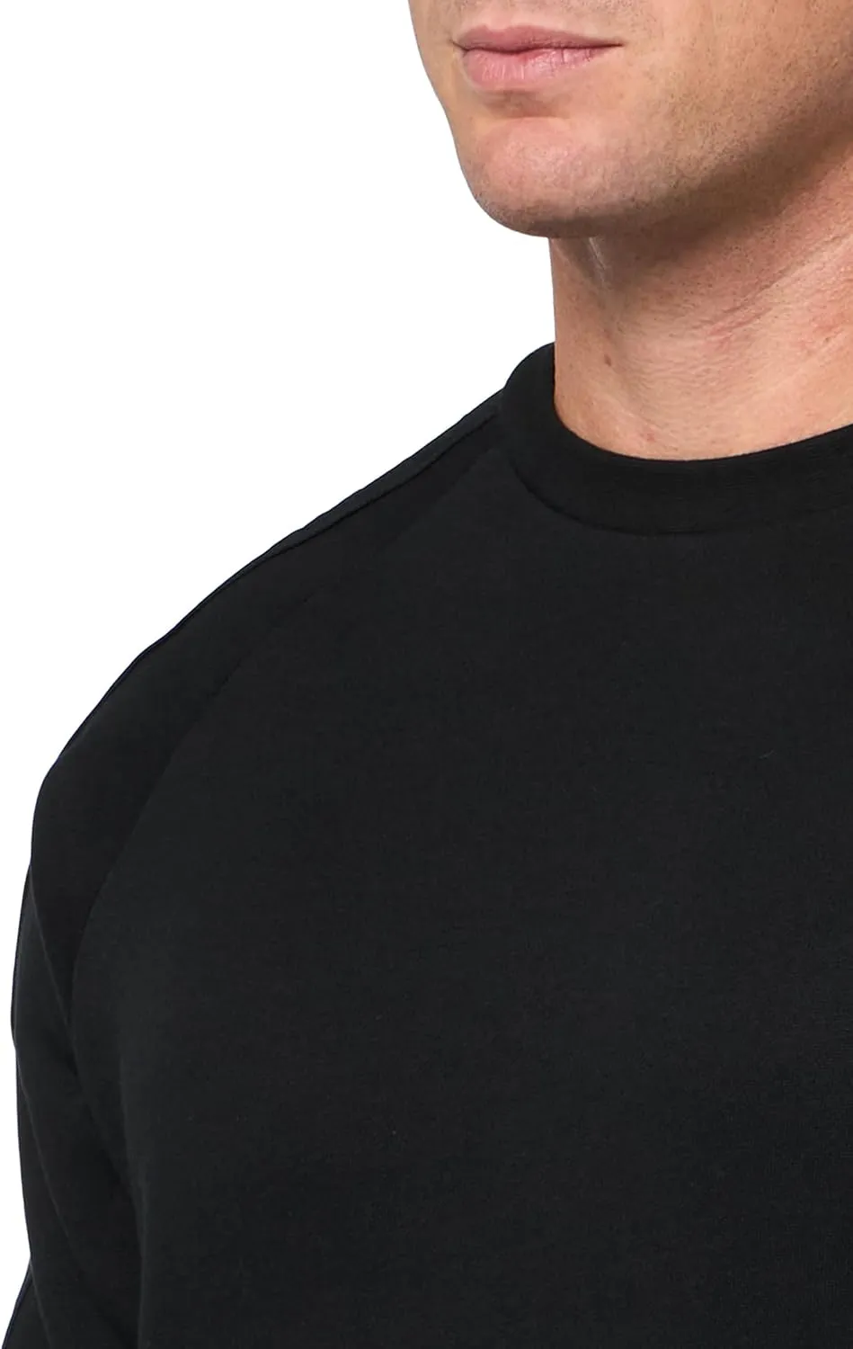 HUGO Men's Stretch Cotton Logo Tape Sweatshirt