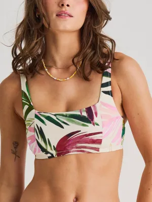Indienous Jungle Crop Square Neck Bikini Top