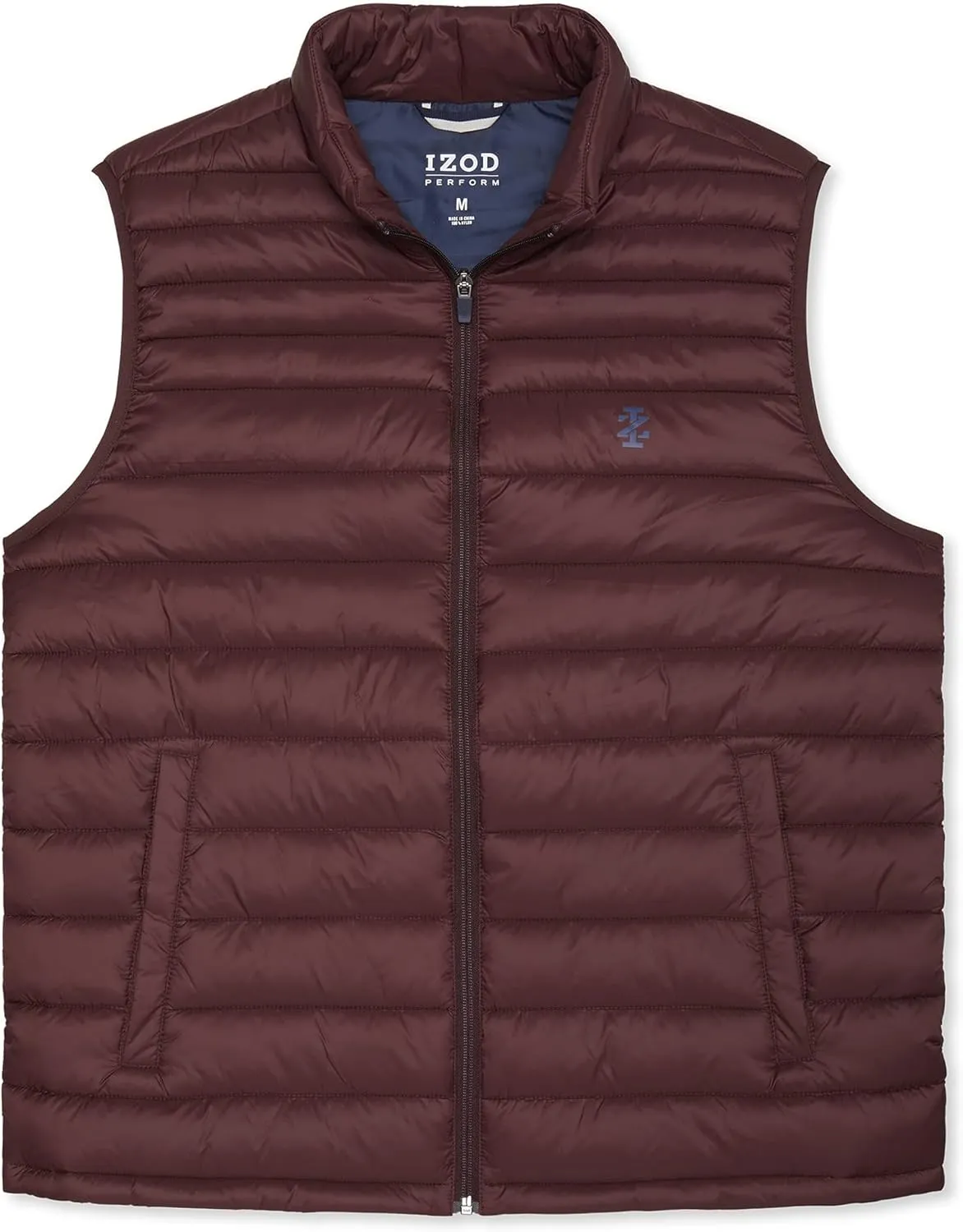 IZOD Men's Advantage Performance Full Zip Puffer Vest