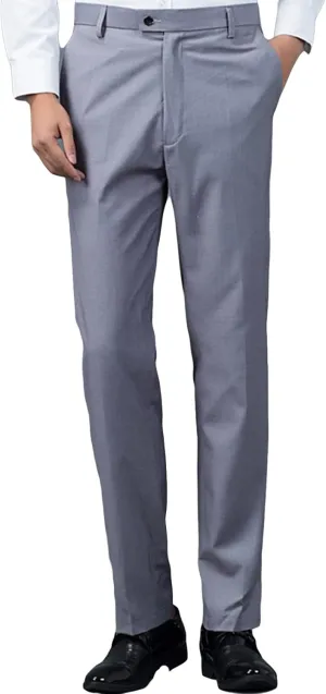 JEShifangjiusu Men's Comfort Stretch Cotton Chino Pants Slim-Fit Washed Business Pant Skinny Vintage Cargo Dress Pant (5X-Large,Grey), Grey, 5X-Large