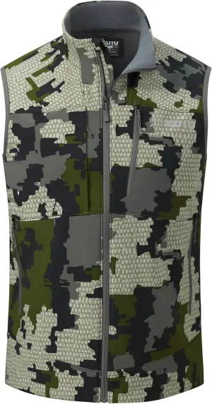 KUIU Guide PRO Vest  Wind & Water-Resistant Soft Shell Hunting Vest, Durable & Quiet with Fleece Lining for Cold Weather