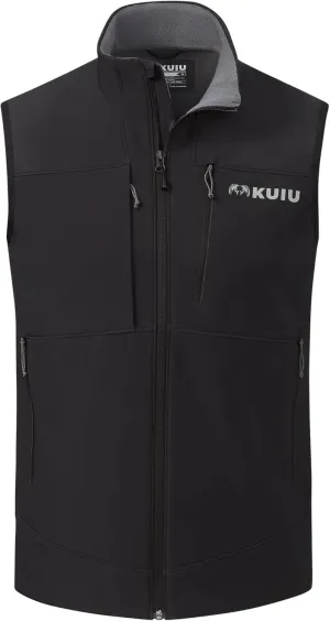 KUIU Guide PRO Vest  Wind & Water-Resistant Soft Shell Hunting Vest, Durable & Quiet with Fleece Lining for Cold Weather