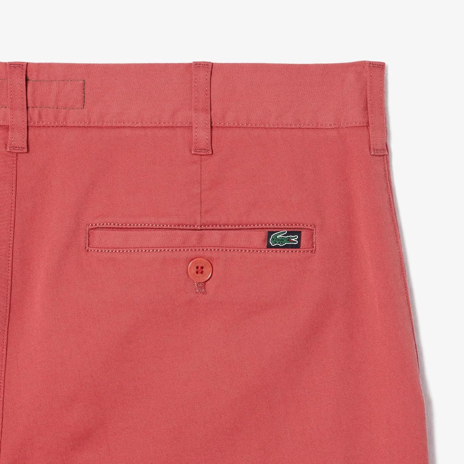 Lacoste Men's Slim Fit Solid Stretch Cotton Bermuda Shorts