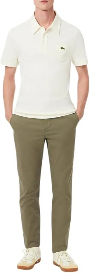 Lacoste Men's Slim Fit Stretch Cotton Chino Pants, Khaki, 36/34