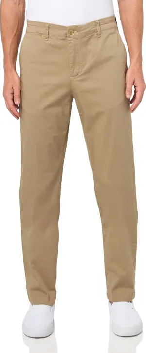 Lacoste Men's Slim Fit Stretch Cotton Chino Pants, Lion, 34/34