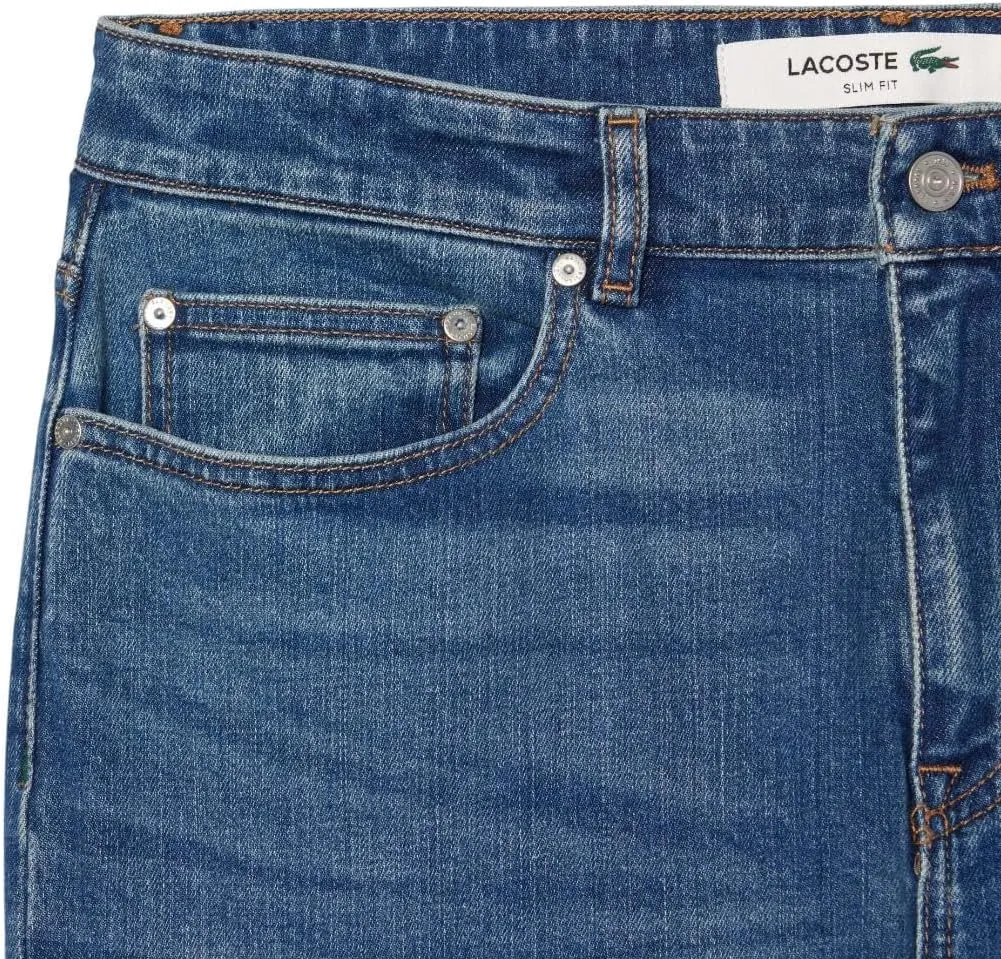 Lacoste Men's Slim Fit Stretch Cotton Denim Jeans