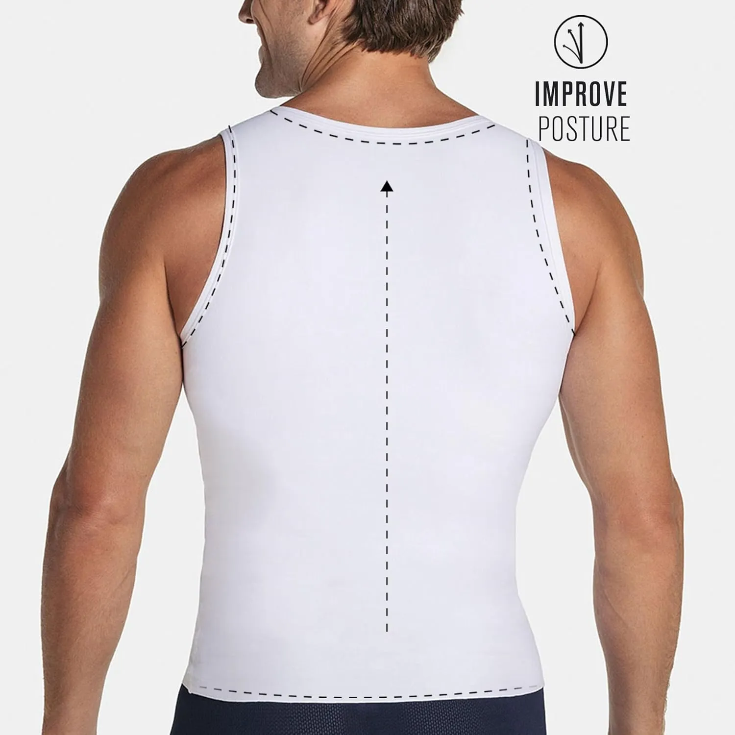 Leo Leo Stretch Cotton Moderate Compression Shaper Tank