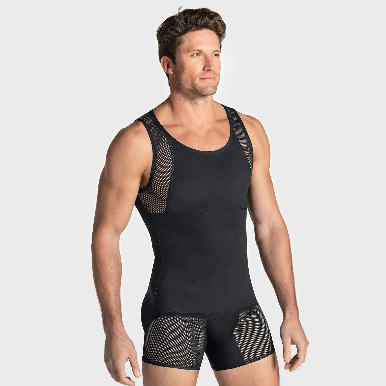 Leo Leo Stretch Cotton Moderate Compression Shaper Tank