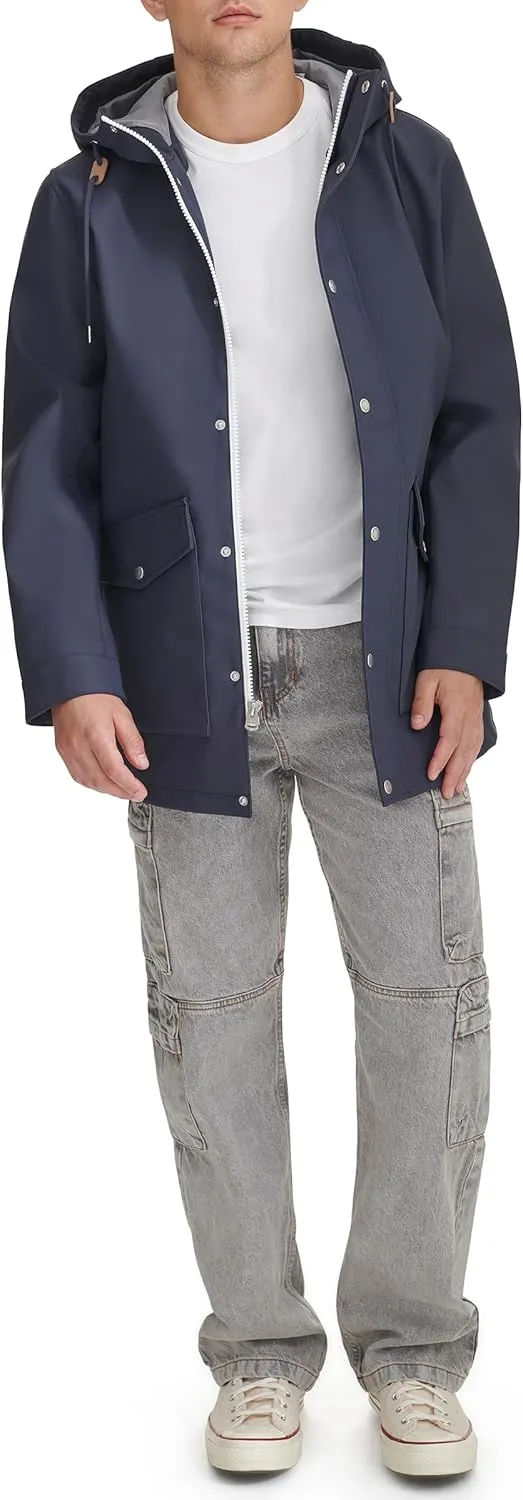 Levi's Men's Rubberized Rain Parka Jacket