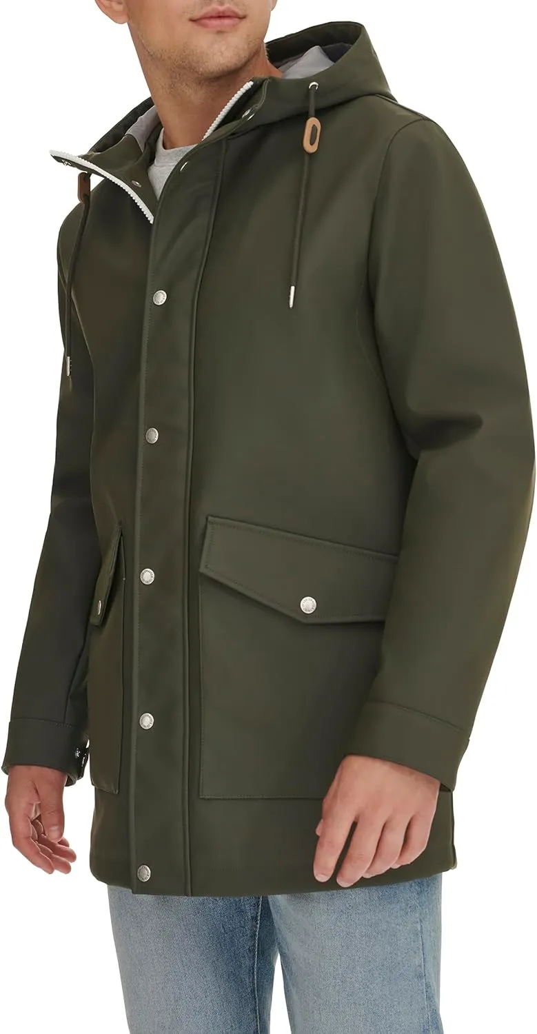 Levi's Men's Rubberized Rain Parka Jacket