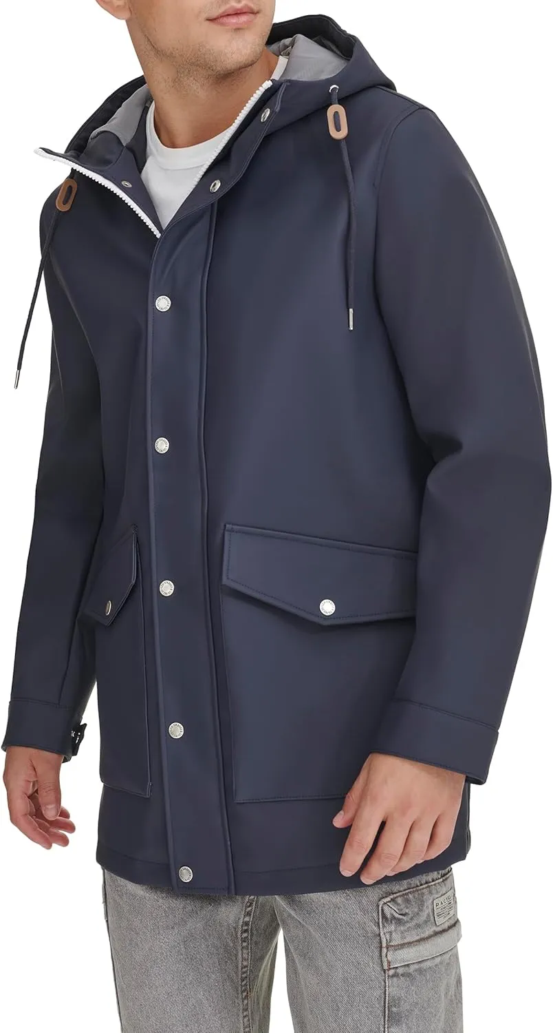 Levi's Men's Rubberized Rain Parka Jacket
