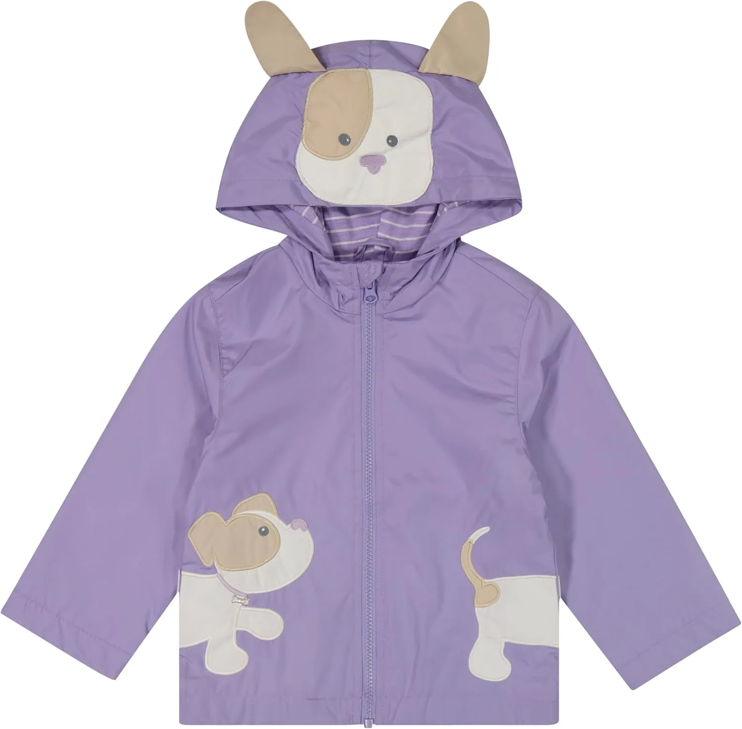 LONDON FOG Girls' Lightweight Rainslicker Rain Jacket