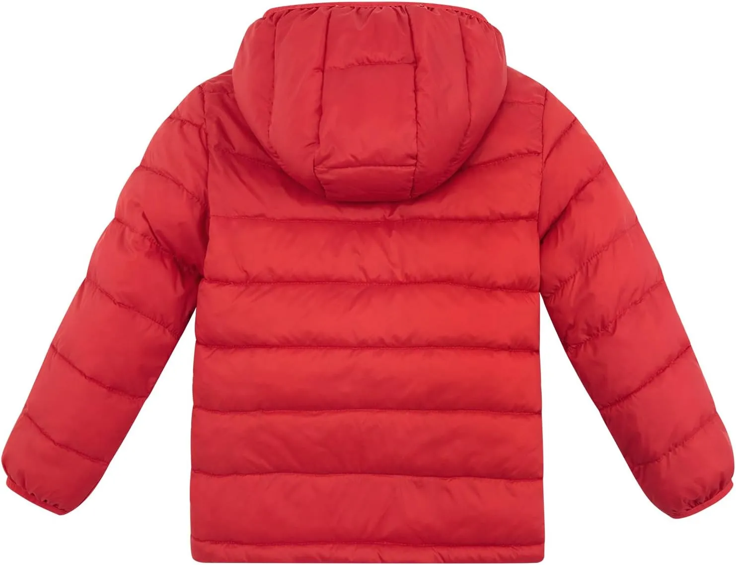 Lovekider Hooded Puffer Jacket for Girls 4-12T Packable Down-Alternative Warm Coat Shiny Outerwear for Kids Winter