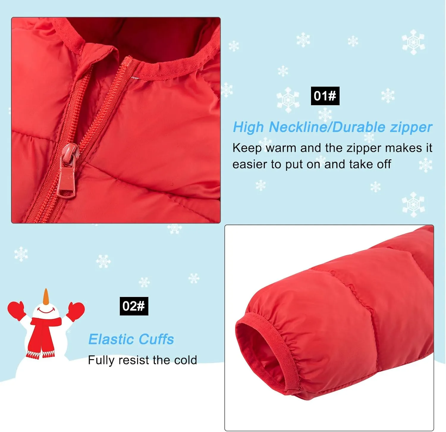 Lovekider Hooded Puffer Jacket for Girls 4-12T Packable Down-Alternative Warm Coat Shiny Outerwear for Kids Winter