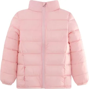 Lovekider Puffer Jacket for Girls Packable Down-Alternative Warm Coat Shiny Outerwear for Kids 4-12T